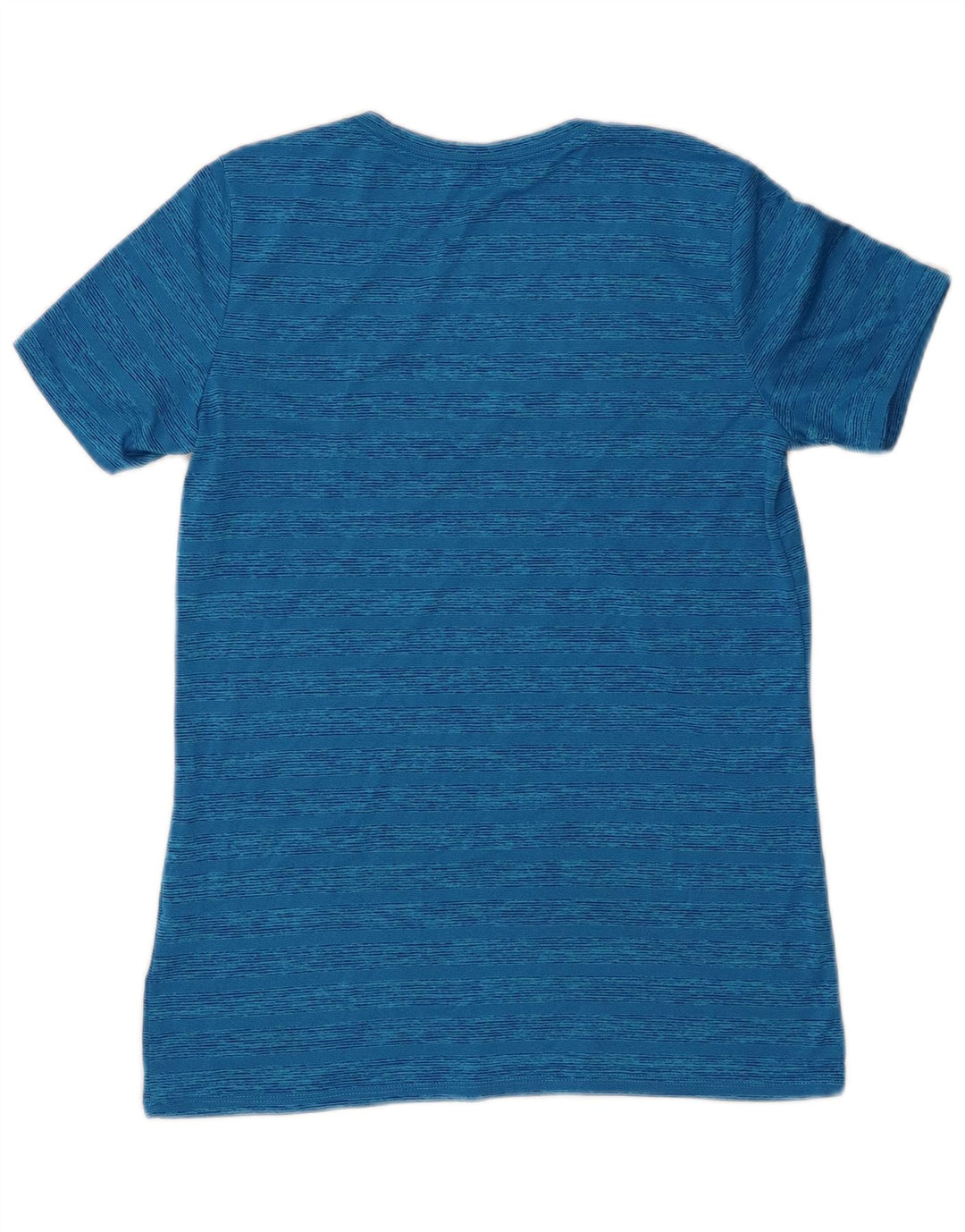 T-shirt Nike Dri Fit da donna Top UK 12 Poliestere a righe blu medio
