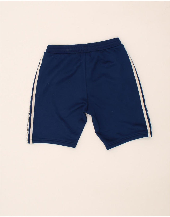 ADIDAS Boys Graphic Sport Shorts 11-12 Years Blue Polyester Vintage Adidas and Second-Hand Adidas from Messina Hembry 