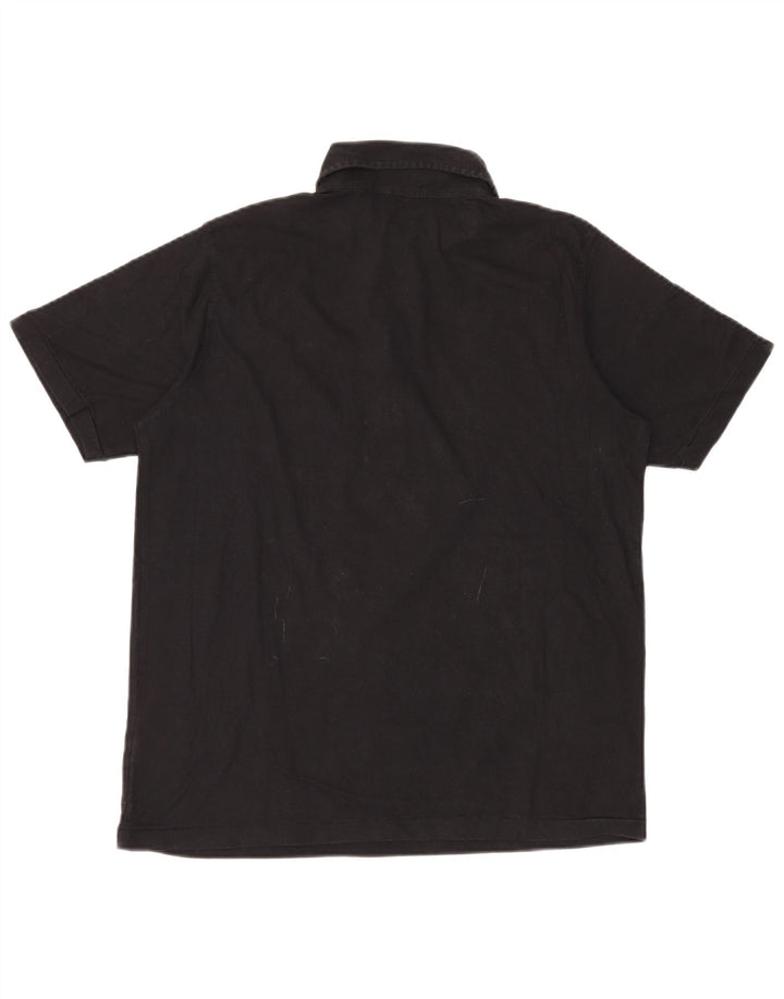 Polo da uomo NAPAPIJRI piccola in cotone nero