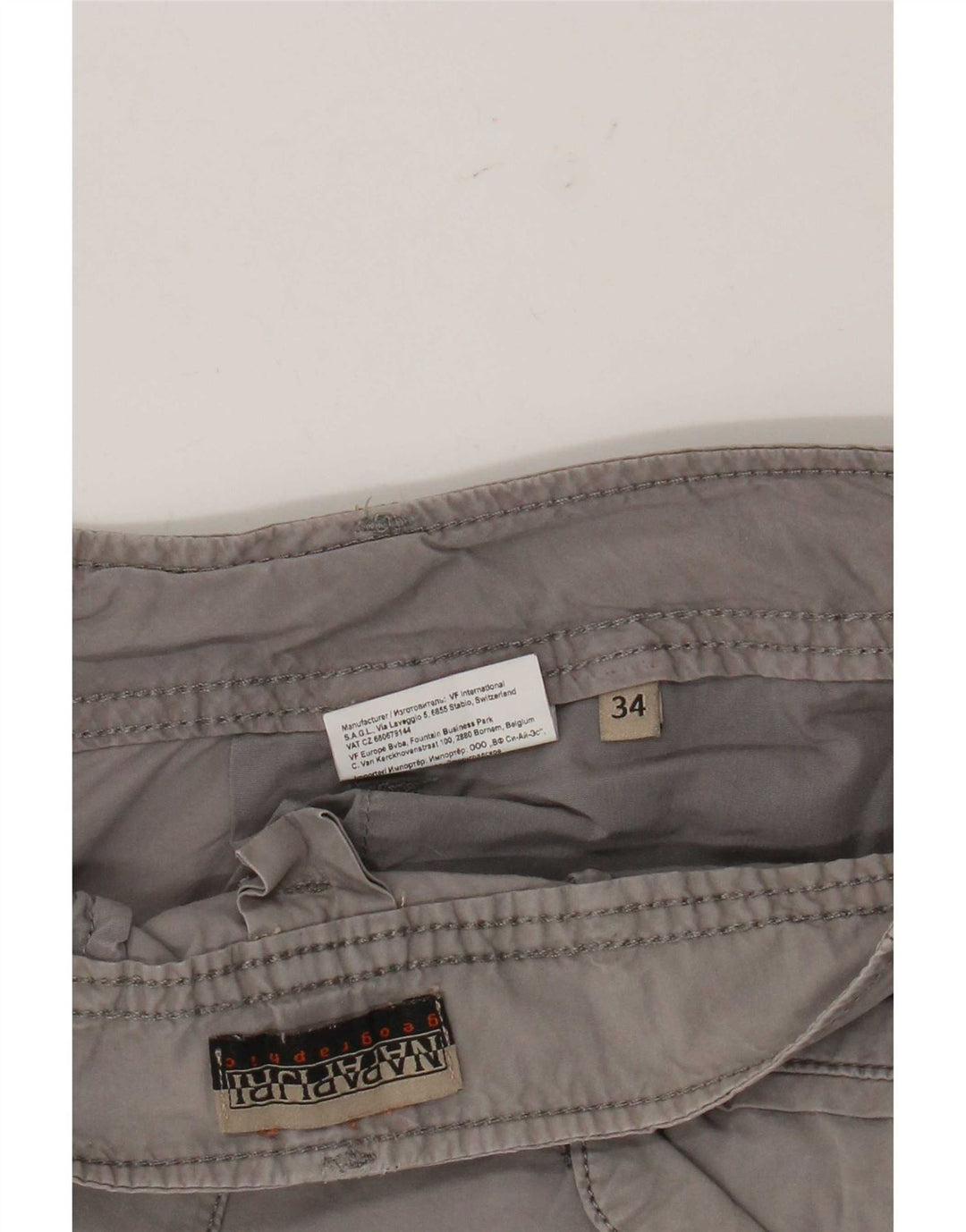 Pantaloncini cargo da uomo Napapijri W34 grandi grigi