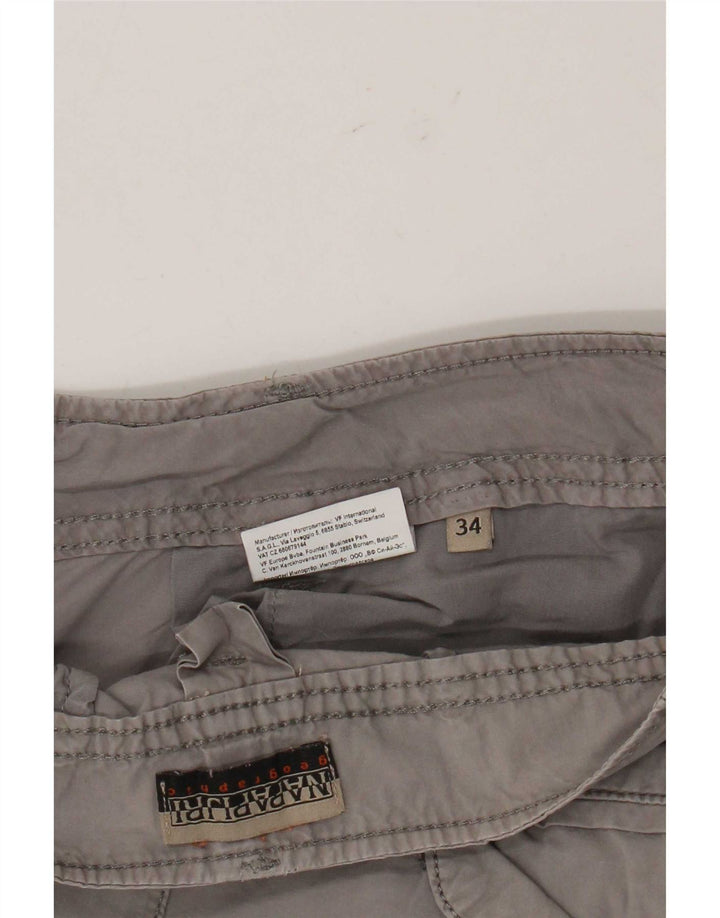 Pantaloncini cargo da uomo Napapijri W34 grandi grigi