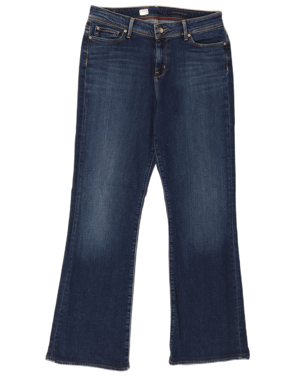 Tommy Hilfiger Donna Parigi Classic Fit Bootcut Jeans W32 L32 Blu Navy