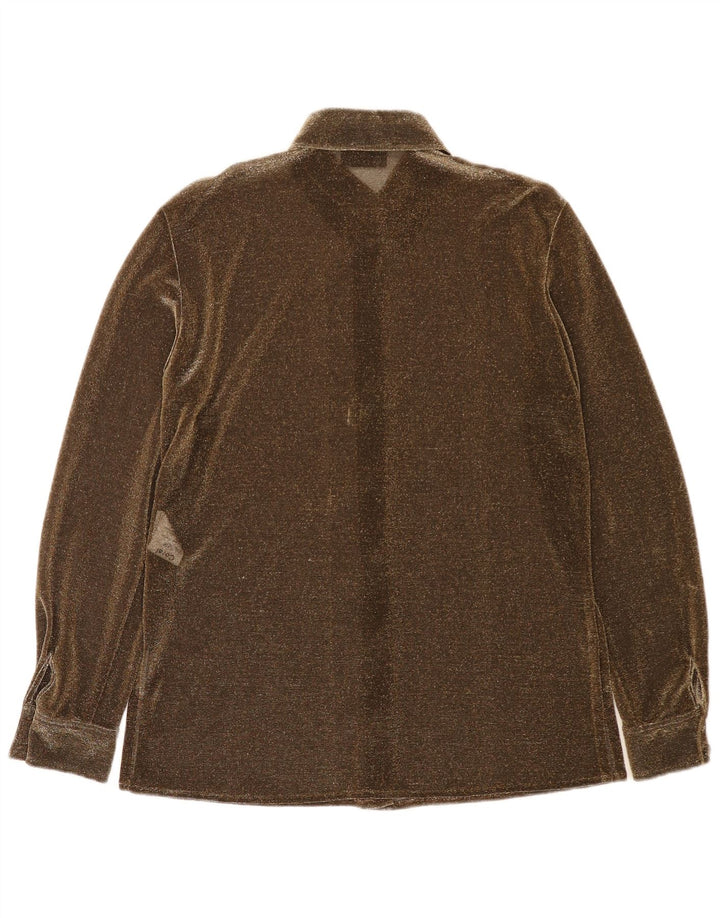 Camicetta da donna Vera Mont UK 12 Poliestere marrone medio