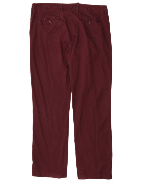 Pantaloni chino dritti da uomo Gant W38 L32 in cotone viola