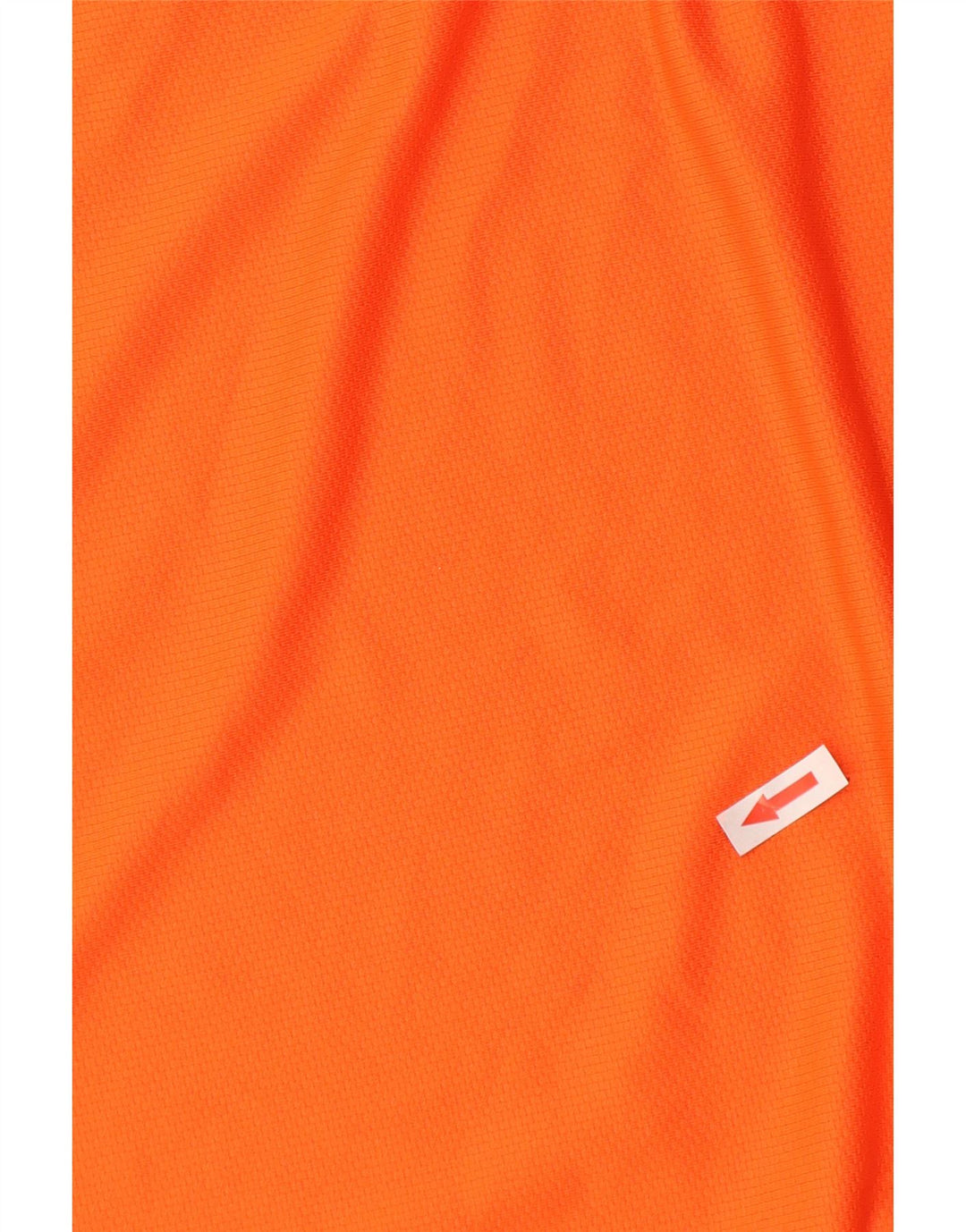 Maglia Nike Dri Fit da uomo a maniche lunghe, grande, in poliestere color block arancione