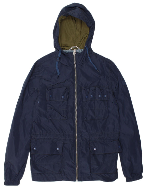 Giacca multiuso con cappuccio da uomo Wrangler UK 36 Small Poliestere blu navy