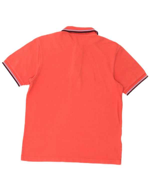 Polo da uomo Fred Perry in cotone a righe rosse medie