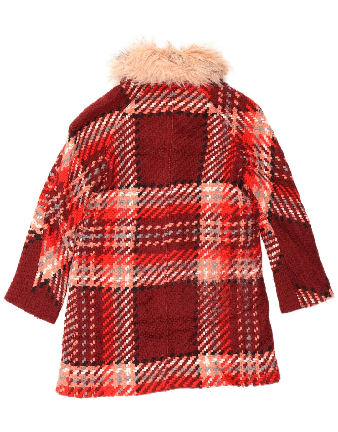 Soprabito Zara da donna UK 6 XS rosso a quadri