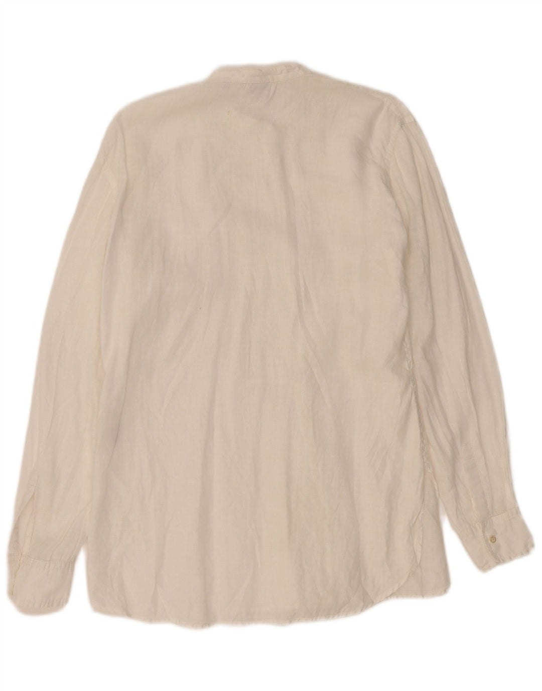 Camicia da Smoking Donna Aspesi IT 46 Large Lino Bianco