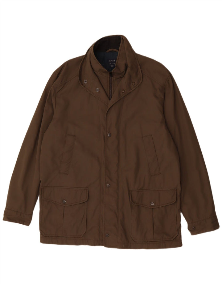 Gant Giacca utility da uomo UK 40 Large Marrone Poliestere