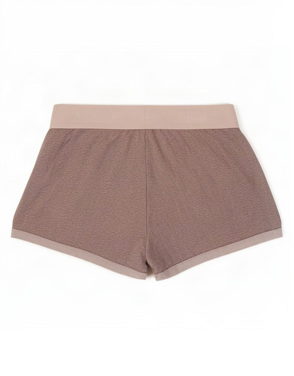 Pantaloncini sportivi Adidas da donna UK 16/18 Large Grigio Colourblock Cotone