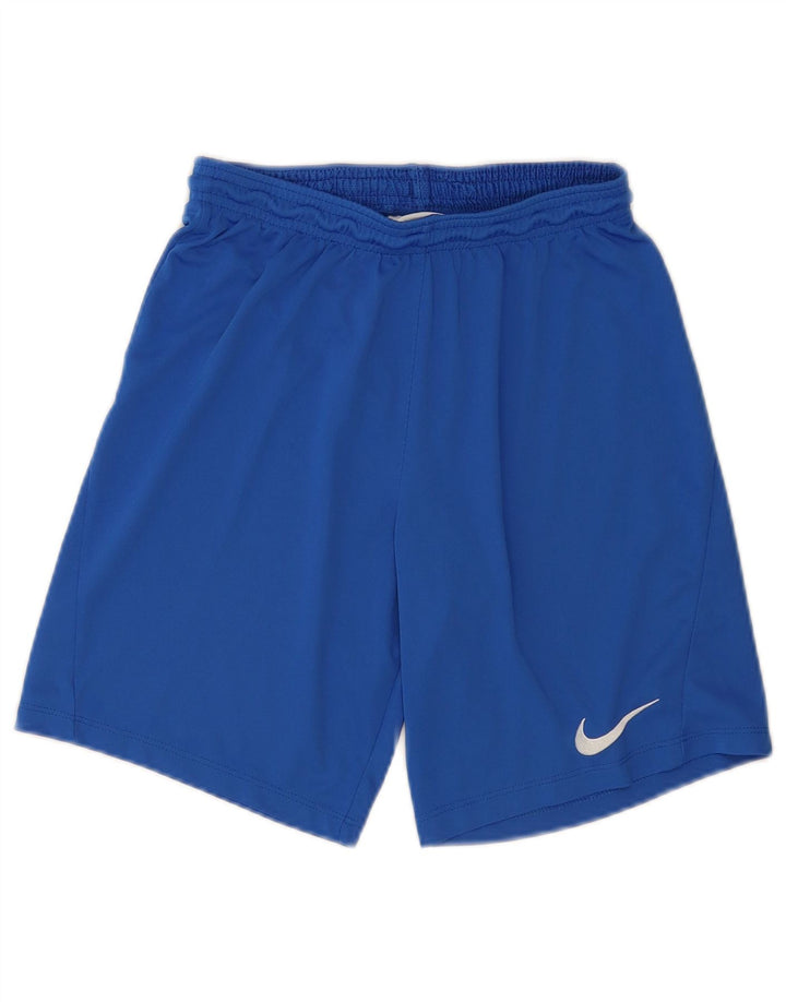 Pantaloncini sportivi da uomo Adidas piccoli in poliestere blu