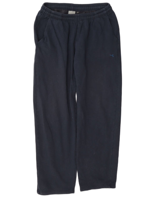 Pantaloni Tuta Uomo Diadora Large Blu Navy in Cotone