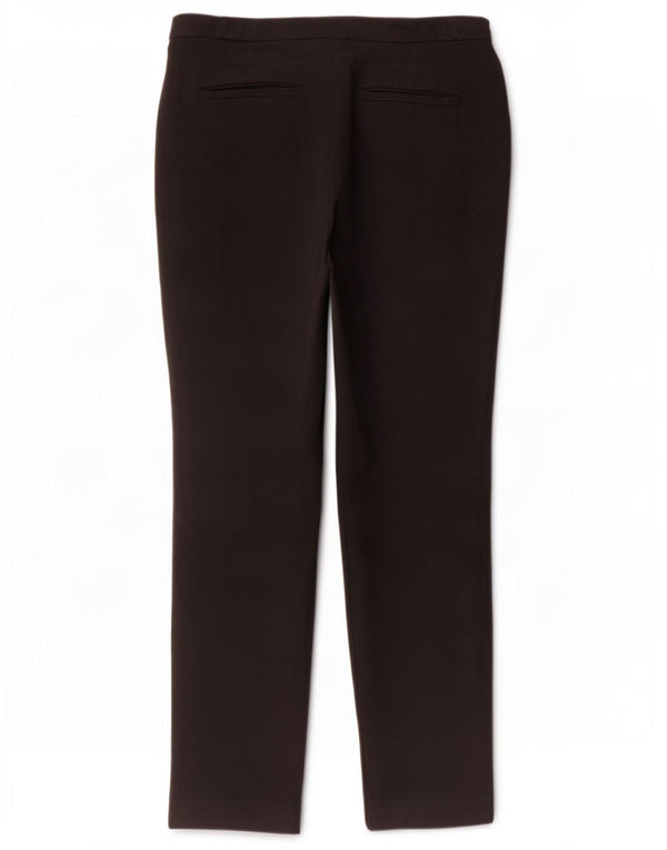 Pantaloni casual slim da donna John Lewis UK 10 Small W30 L27 Viscosa nera