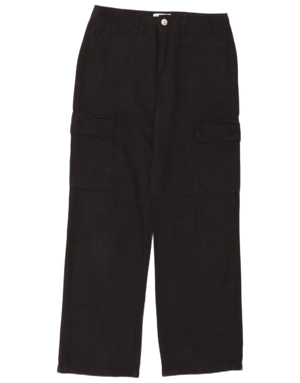 Pantaloni cargo dritti da donna Zara EU 40 medi W30 L30 neri