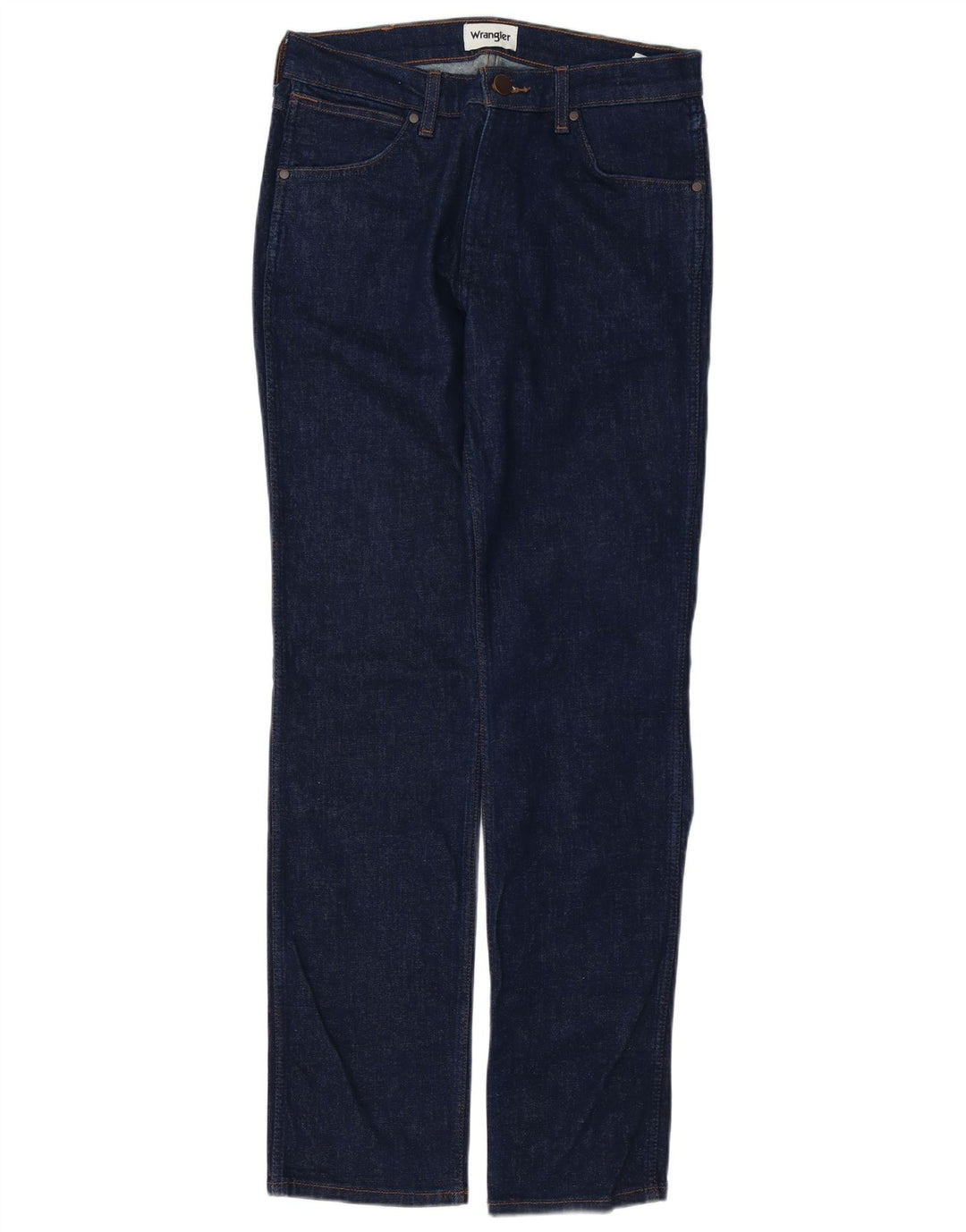 Jeans dritti da uomo Wrangler Greensboro W30 L34 cotone blu navy