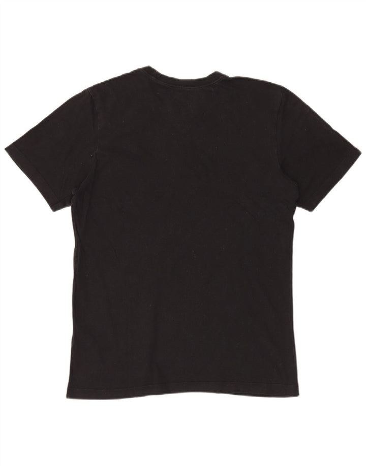 T-shirt da uomo NIKE Top media in cotone nero
