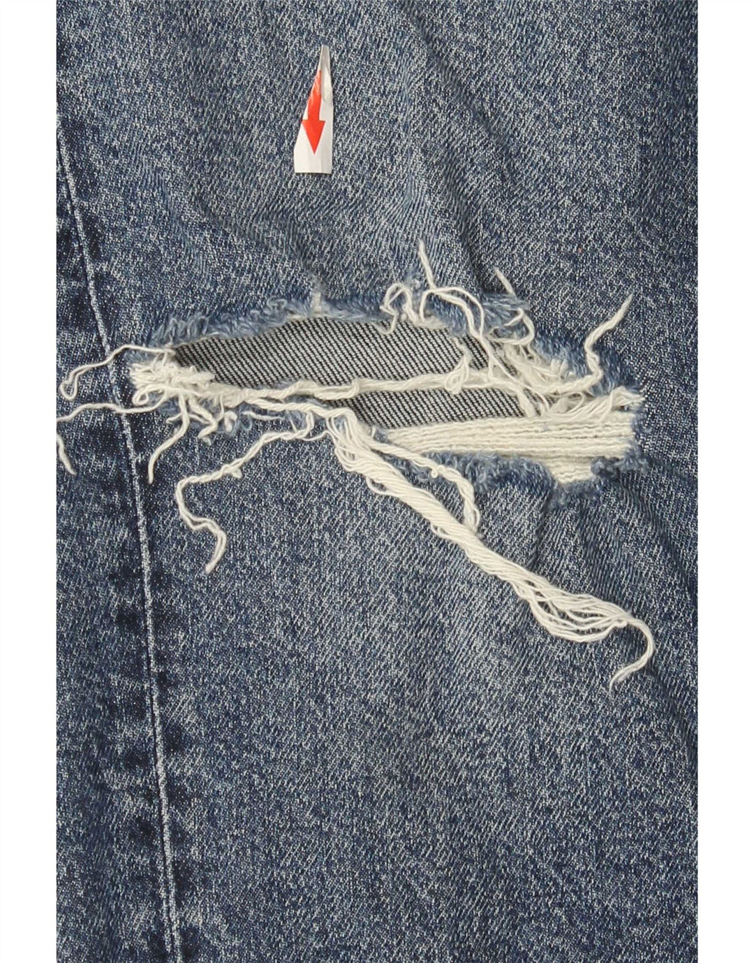 Jeans dritti effetto invecchiato da donna Zara EU 40 medio W30 L28 cotone blu