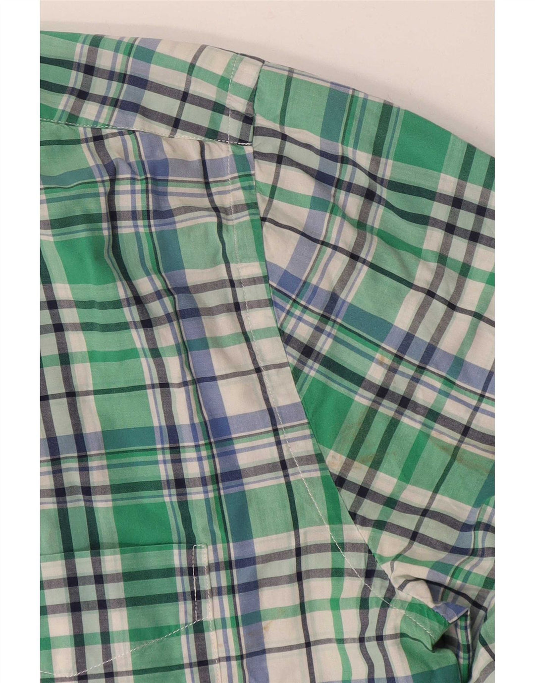 Gant Camicia da uomo in cotone scozzese grande verde