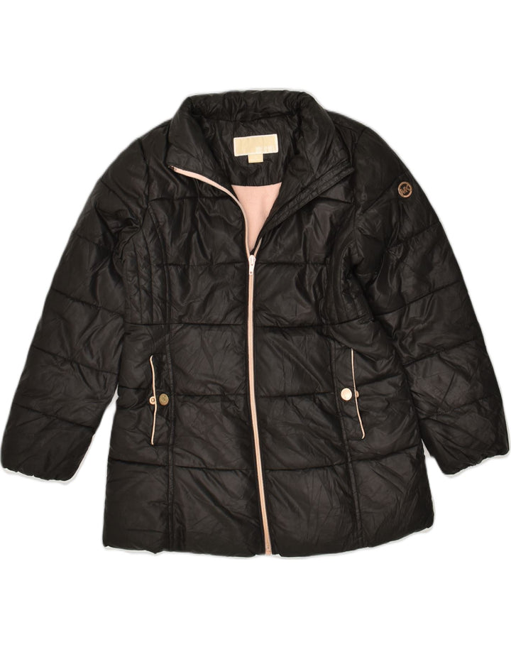MICHAEL KORS Girls Padded Jacket 7-8 Years Black Polyester | Vintage Michael Kors | Thrift | Second-Hand Michael Kors | Used Clothing | Messina Hembry 