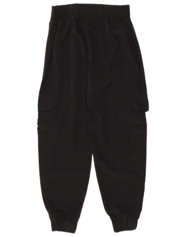 Pantaloni cargo da jogging da donna Zara XS W24 L25 poliestere nero