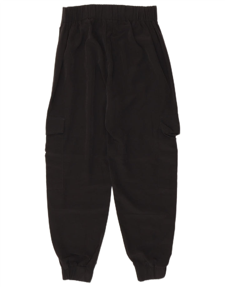 Pantaloni cargo da jogging da donna Zara XS W24 L25 poliestere nero