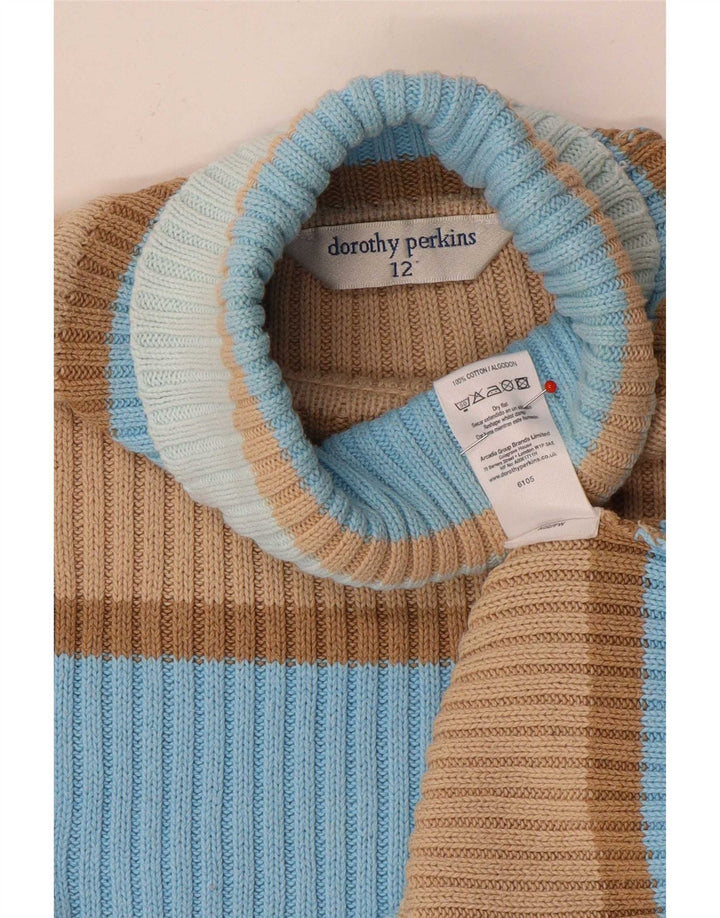 Maglione maglione a collo alto da donna Dorothy Perkins UK 12 medio multicolore