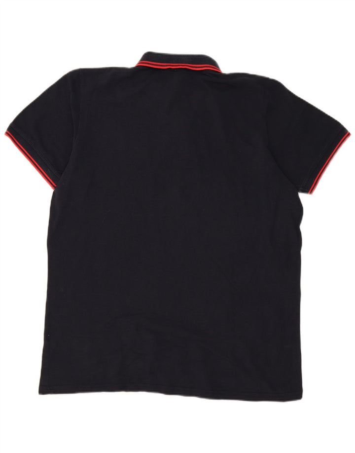 Polo Kappa da uomo XL a righe blu navy