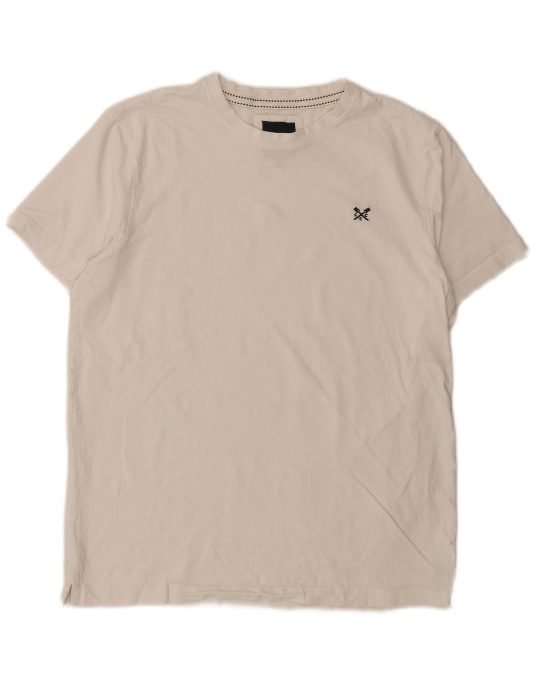 Crew Clothing T-shirt da uomo Top bianca media