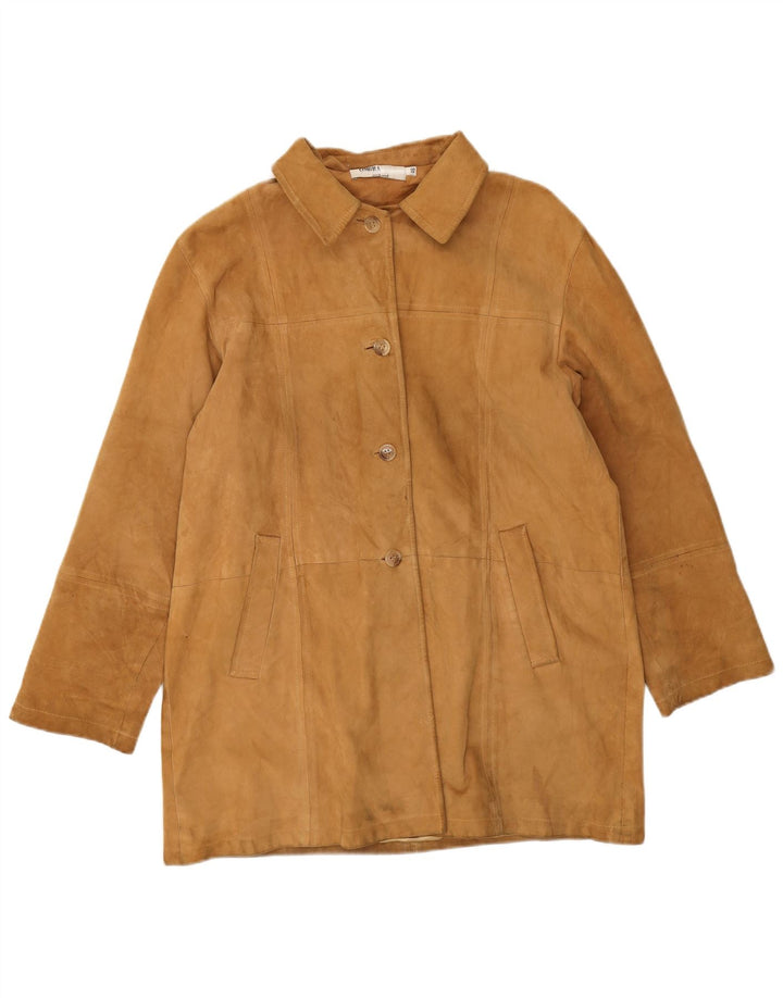 Giacca Scamosciata Uomo Ombraluce IT 46 Large Pelle Marrone