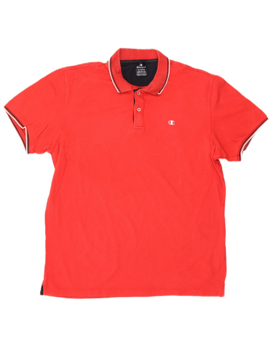 Polo da uomo CHAMPION XL in cotone rosso