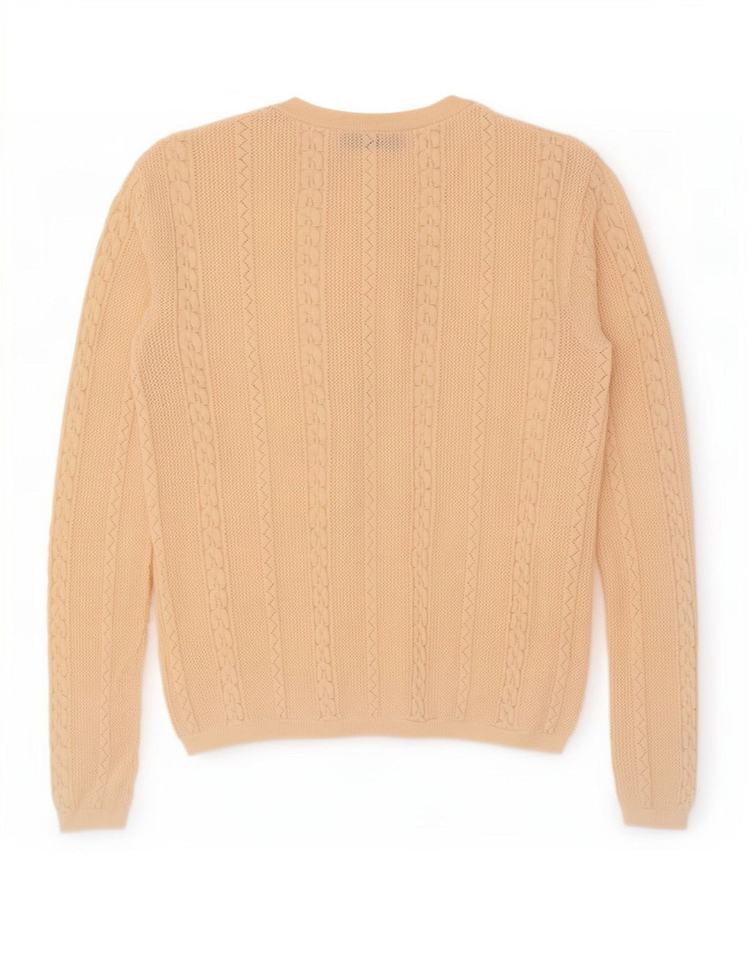 Maglione Zara da donna con collo a bottoni, UK 12, beige medio
