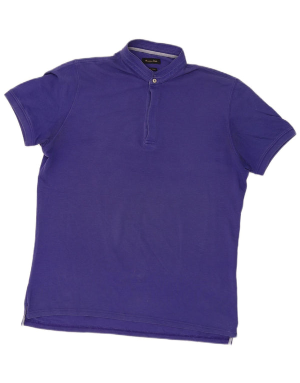 Polo da uomo MASSIMO DUTTI grande viola