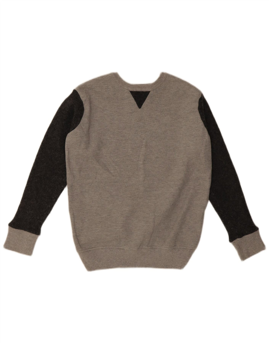 Armani Jeans Ragazzi Felpa Maglione 10-11 anni Large Grigio Colorblock