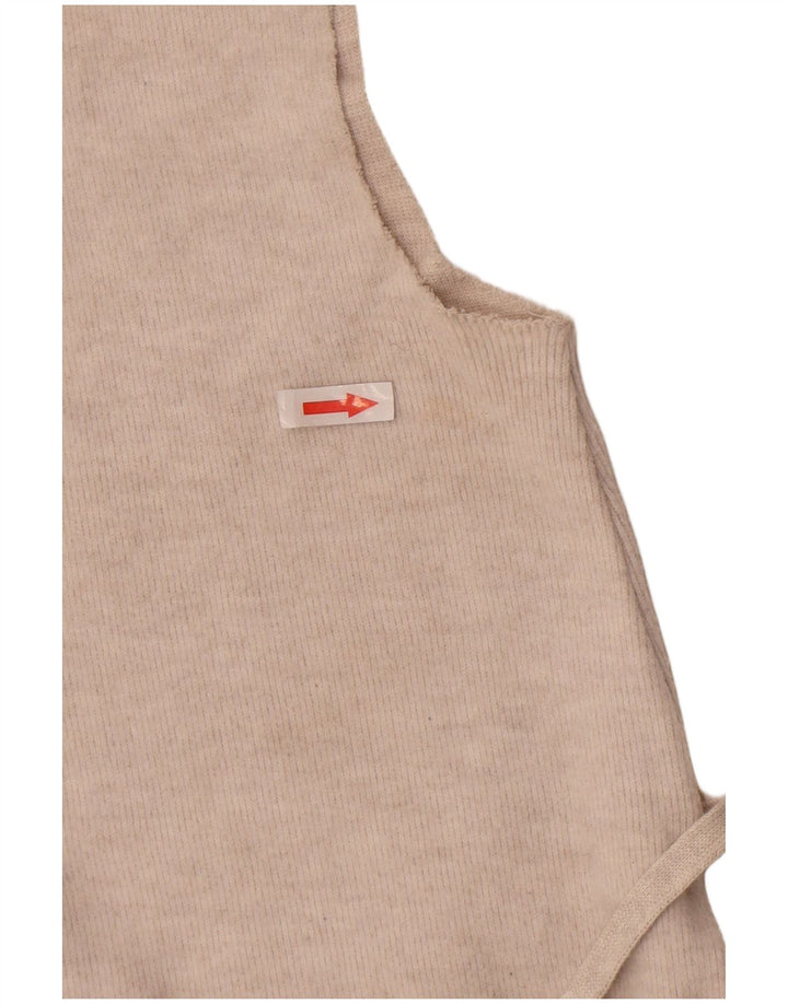 Canotta canotta da donna Zara UK 8 piccola in poliestere beige