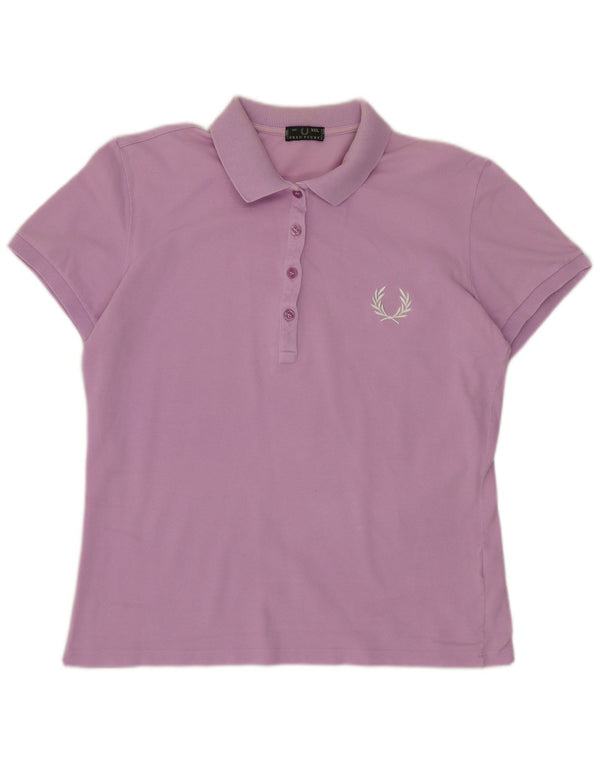 Polo da donna Fred Perry UK 20 2XL cotone viola