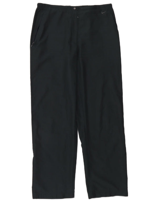 Pantaloni dritti Nike da donna UK 16/18 Large W34 L30 Blu navy