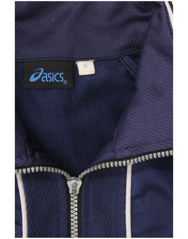 Giacca da ginnastica da uomo Asics piccola blu navy