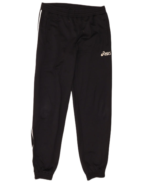 Pantaloni da tuta da uomo Asics Joggers piccoli in poliestere nero