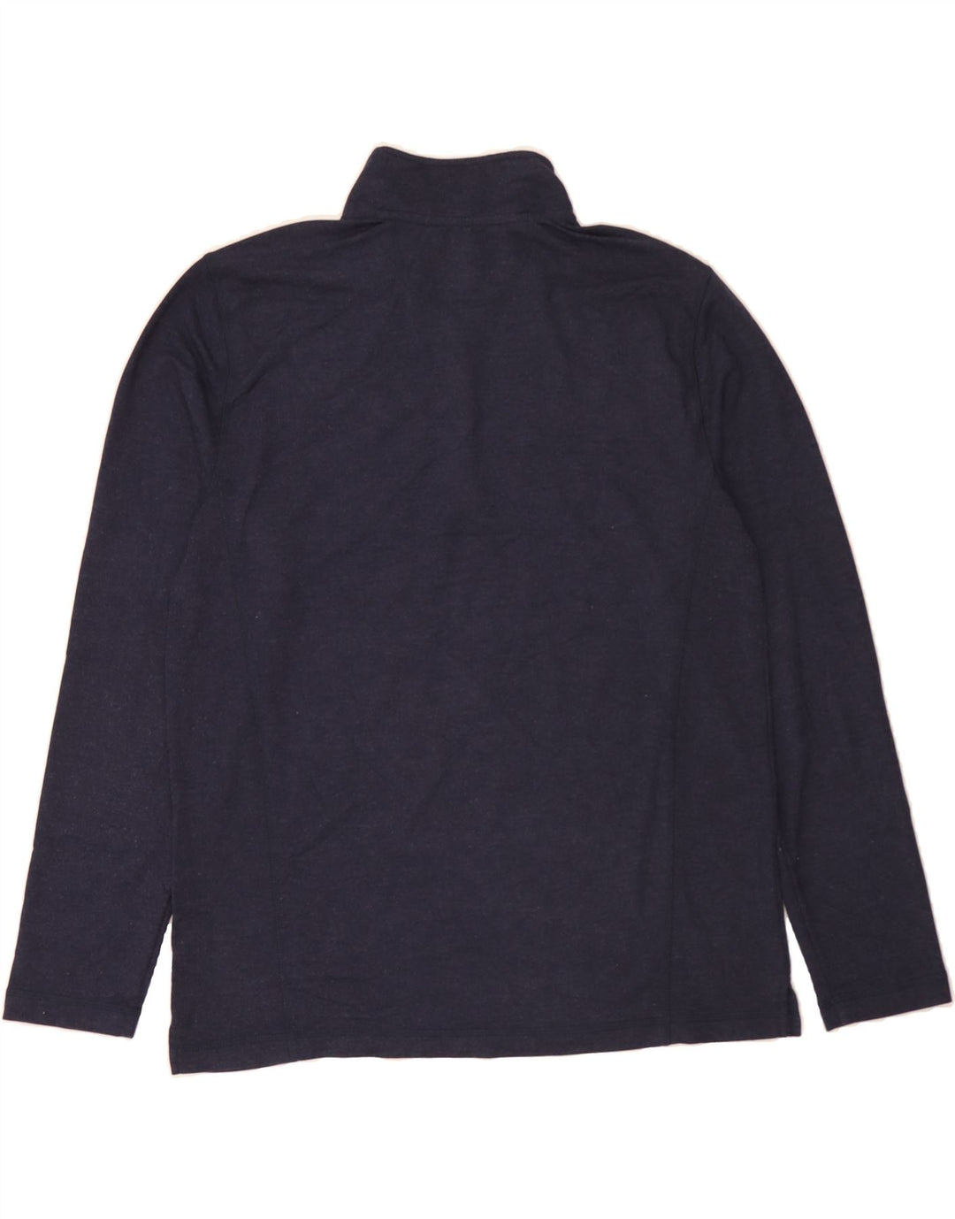 ORVIS Mens Zip Neck Sweatshirt Jumper Large Navy Blue Rayon Vintage Orvis and Second-Hand Orvis from Messina Hembry 