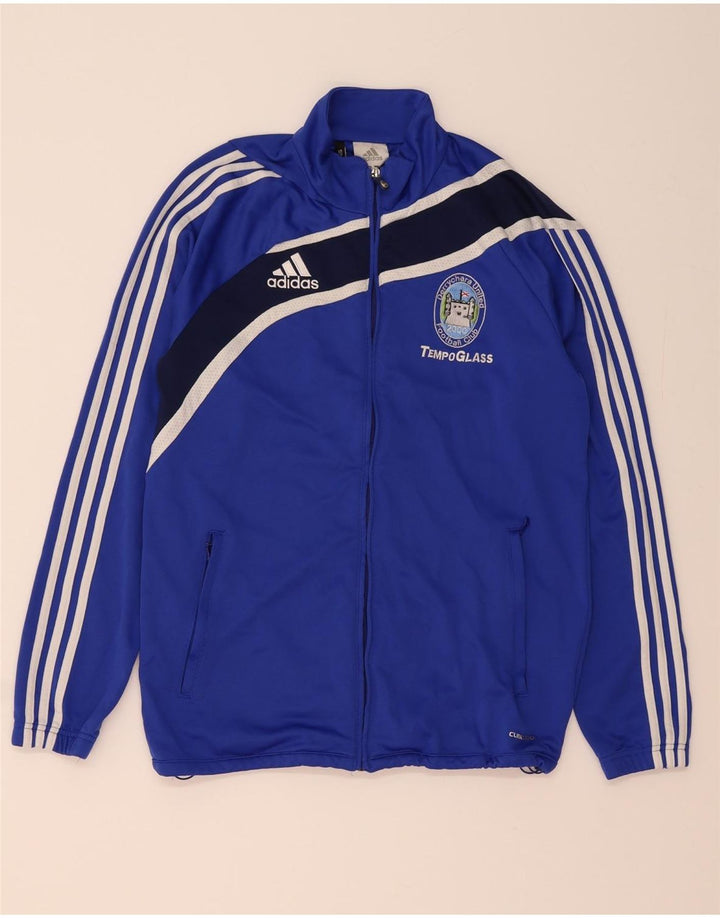 ADIDAS Mens Climacool Tracksuit Top Jacket UK 38/40 Medium Blue Vintage Adidas and Second-Hand Adidas from Messina Hembry 