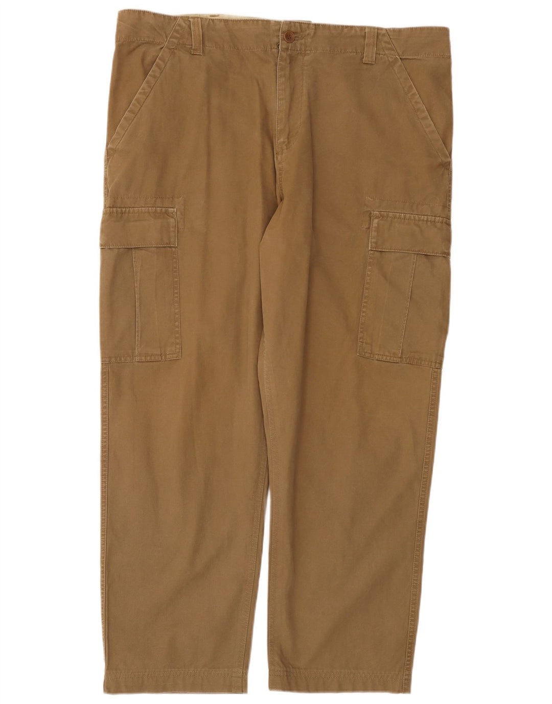 Pantaloni cargo dritti da uomo Timberland W38 L29 in cotone marrone