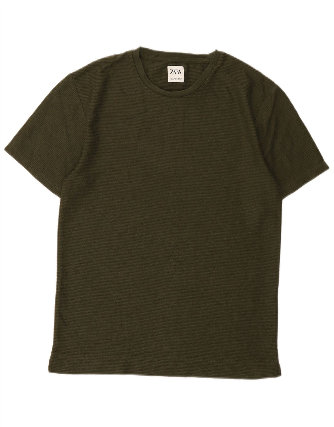 T-shirt Zara da uomo Top piccola verde