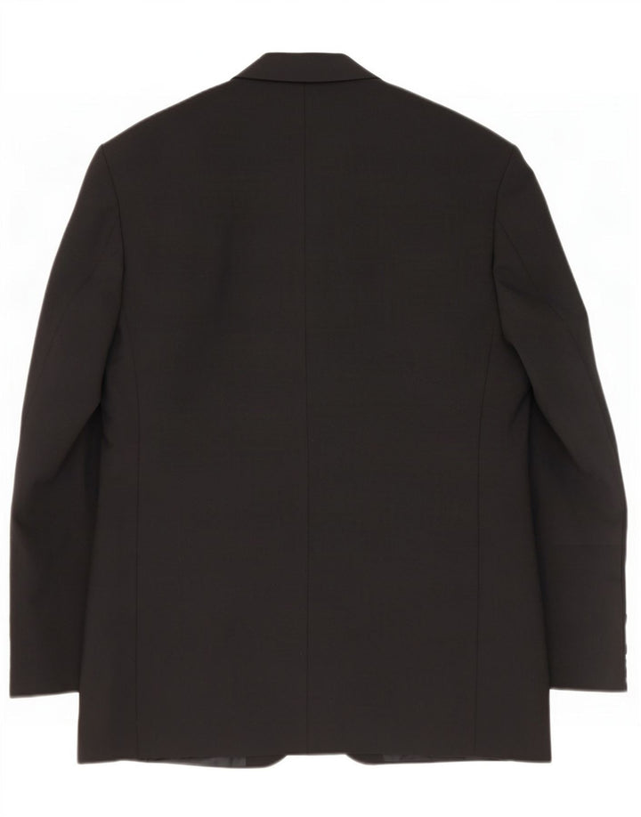 Marks & Spencer Giacca blazer a 3 bottoni da uomo UK 40 Poliestere nero medio