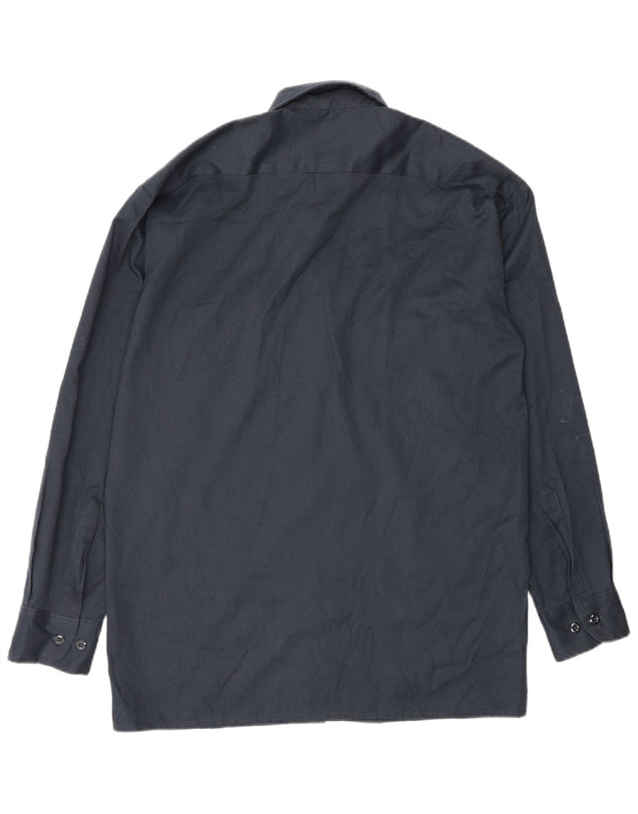 Camicia da uomo Dickies piccola in poliestere blu navy