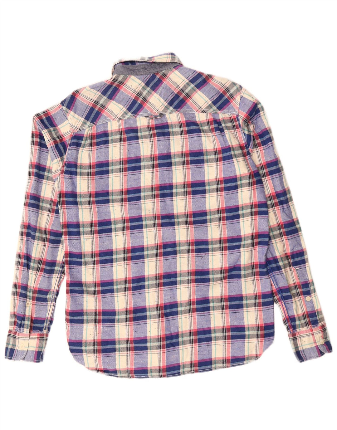 Camicia da uomo in flanella a quadri Tommy Hilfiger in cotone medio multicolore