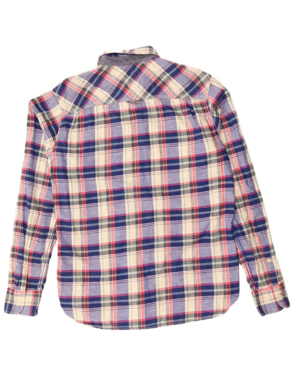 Camicia da uomo in flanella a quadri Tommy Hilfiger in cotone medio multicolore