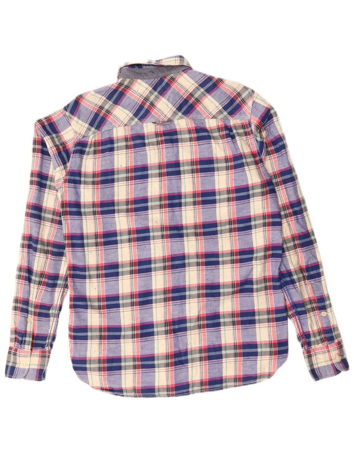Camicia da uomo in flanella a quadri Tommy Hilfiger in cotone medio multicolore