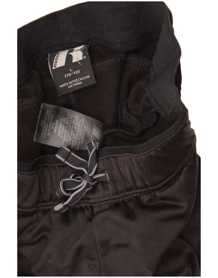 Pantaloni da tuta da ragazzo RUSSELL ATHLETIC Joggers 10-11 anni Large neri