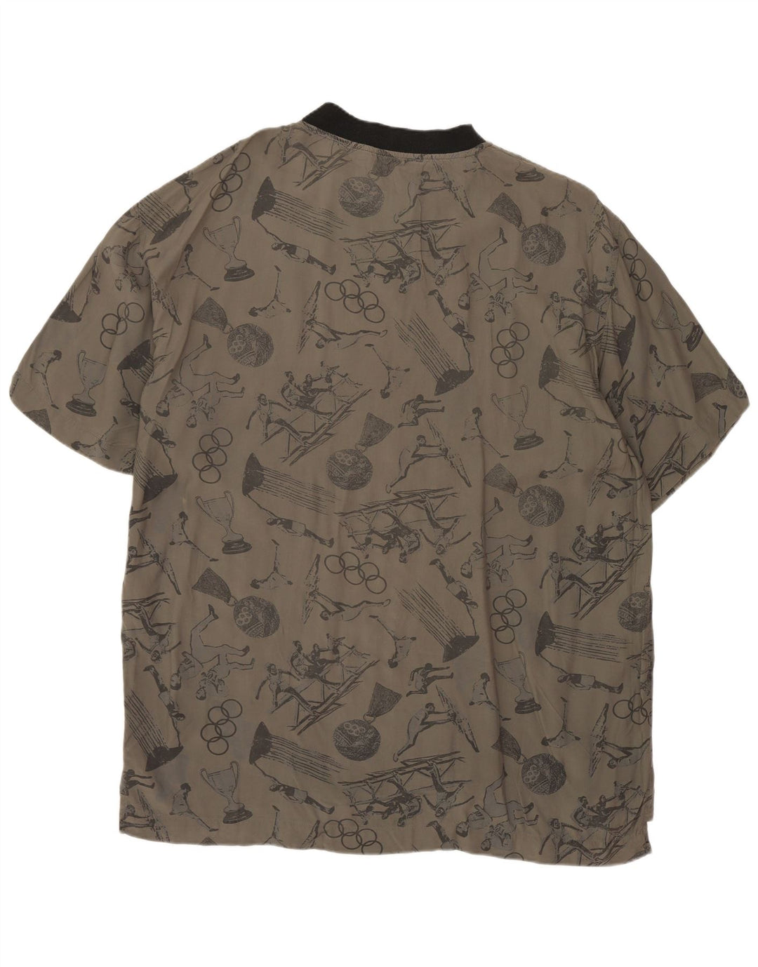 T-shirt grafica da uomo CIAO Top in viscosa grigio medio